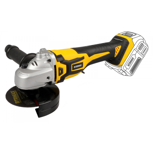AKÜLÜ AVUÇ TAŞLAMA KÖMÜRSÜZ 115MM 8.500RPM *AKÜSÜZ* RTRMAX X-LION RTX2055B
